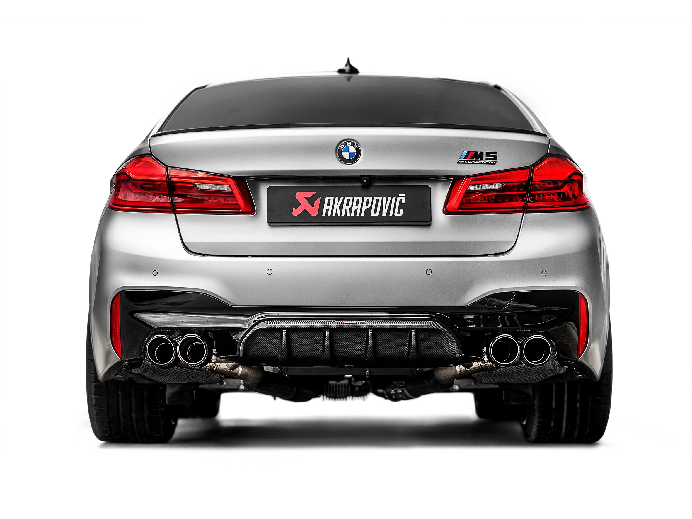 Akrapovic BMW F90 M5 Slip-On Line (Titanium) Exhaust System with Carbon Tailpipes - Image 4
