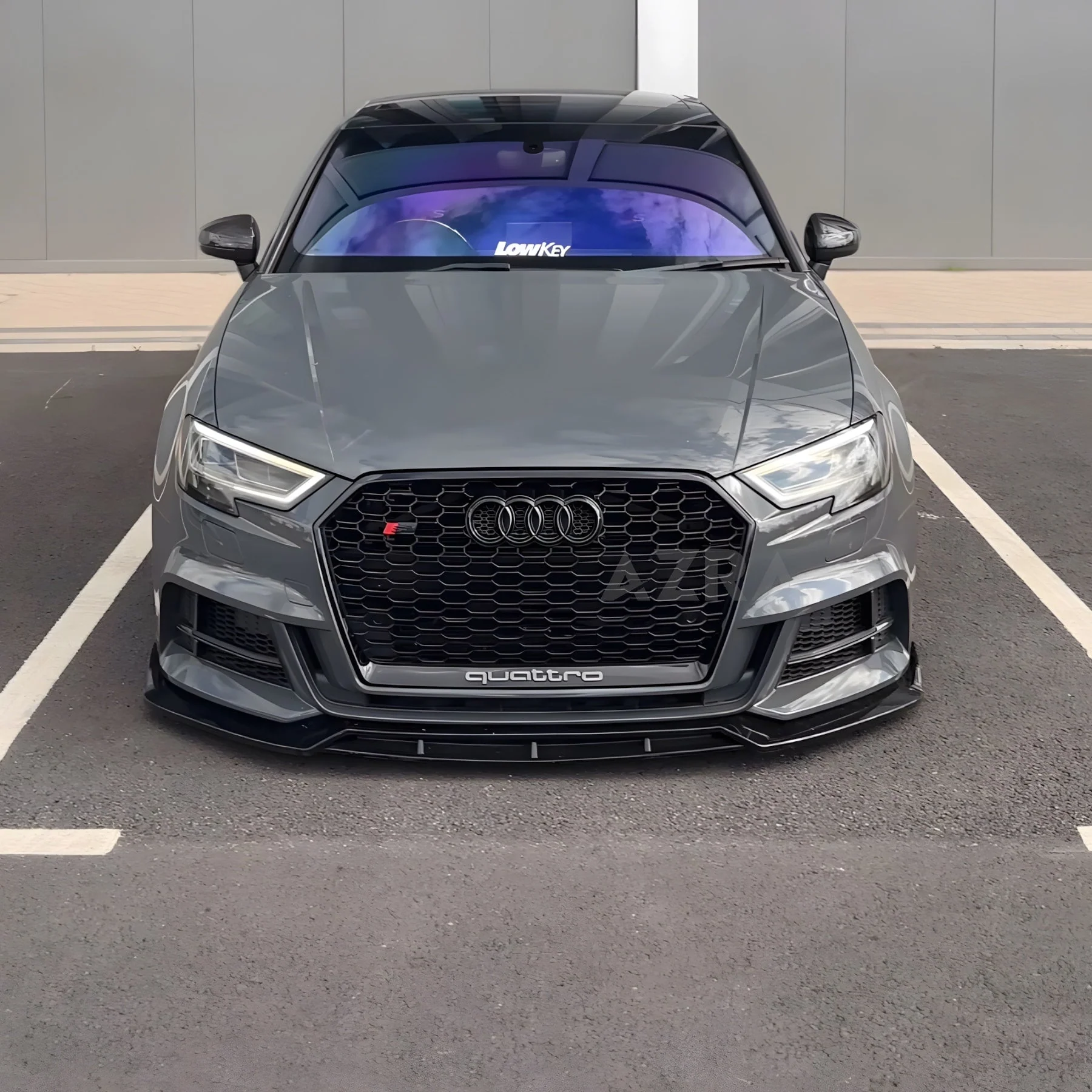AZRA Audi A3 / S3 | 8V.5 | RS Style Customizable Honeycomb Front Grille | 2017 - 2019 - Image 8