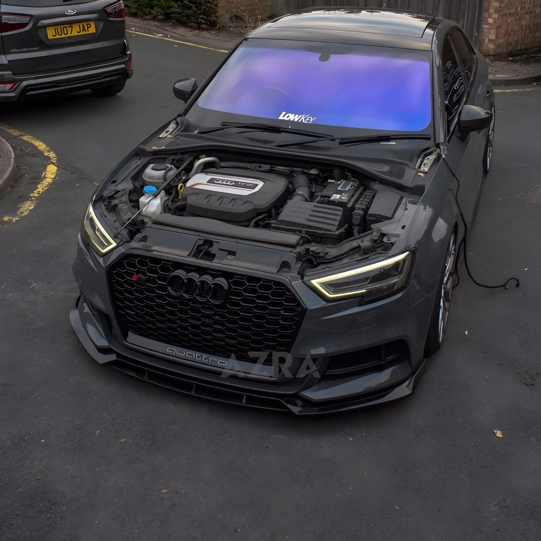 AZRA Audi A3 / S3 | 8V.5 | RS Style Customizable Honeycomb Front Grille | 2017 - 2019 - Image 9