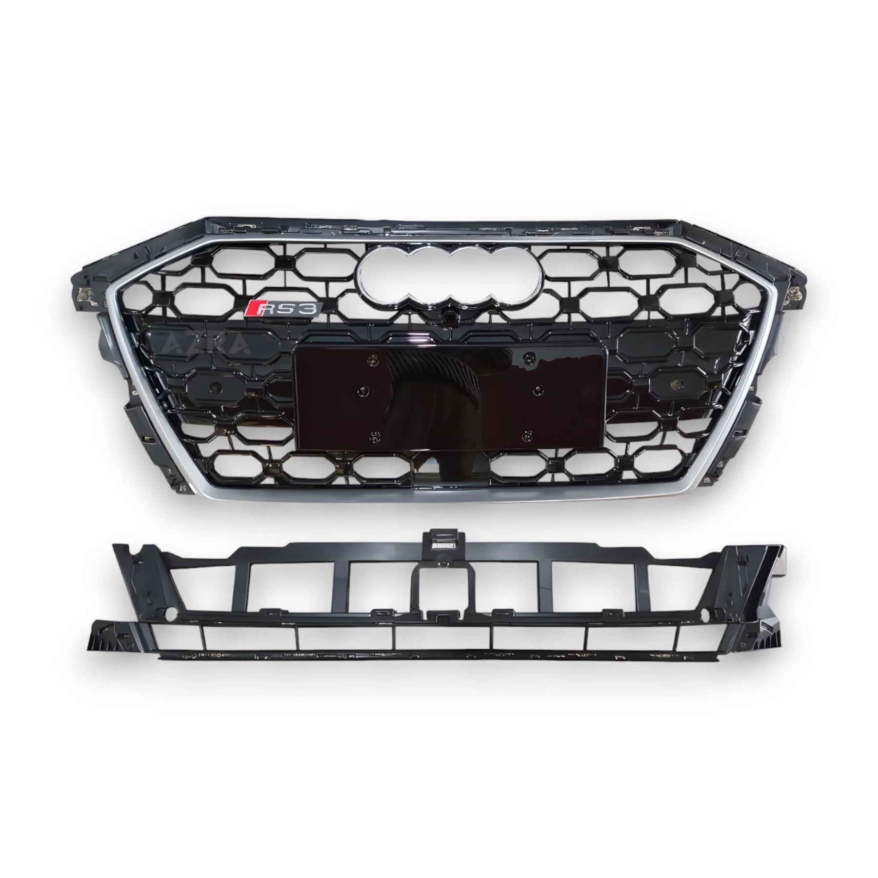 AZRA Audi A3 / S3 | 8Y | RS Style Customizable Honeycomb Front Grille | 2020 - 2024 - Image 2