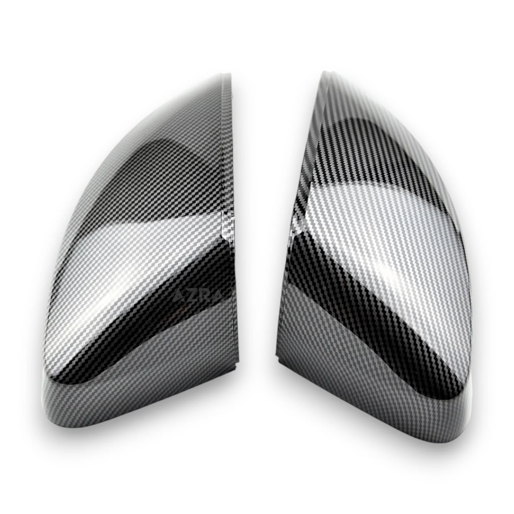 AZRA Audi A3 / S3 / RS3 | 8V | Gloss Black / Carbon Print Mirror Caps | 2013 - 2020 - Image 2