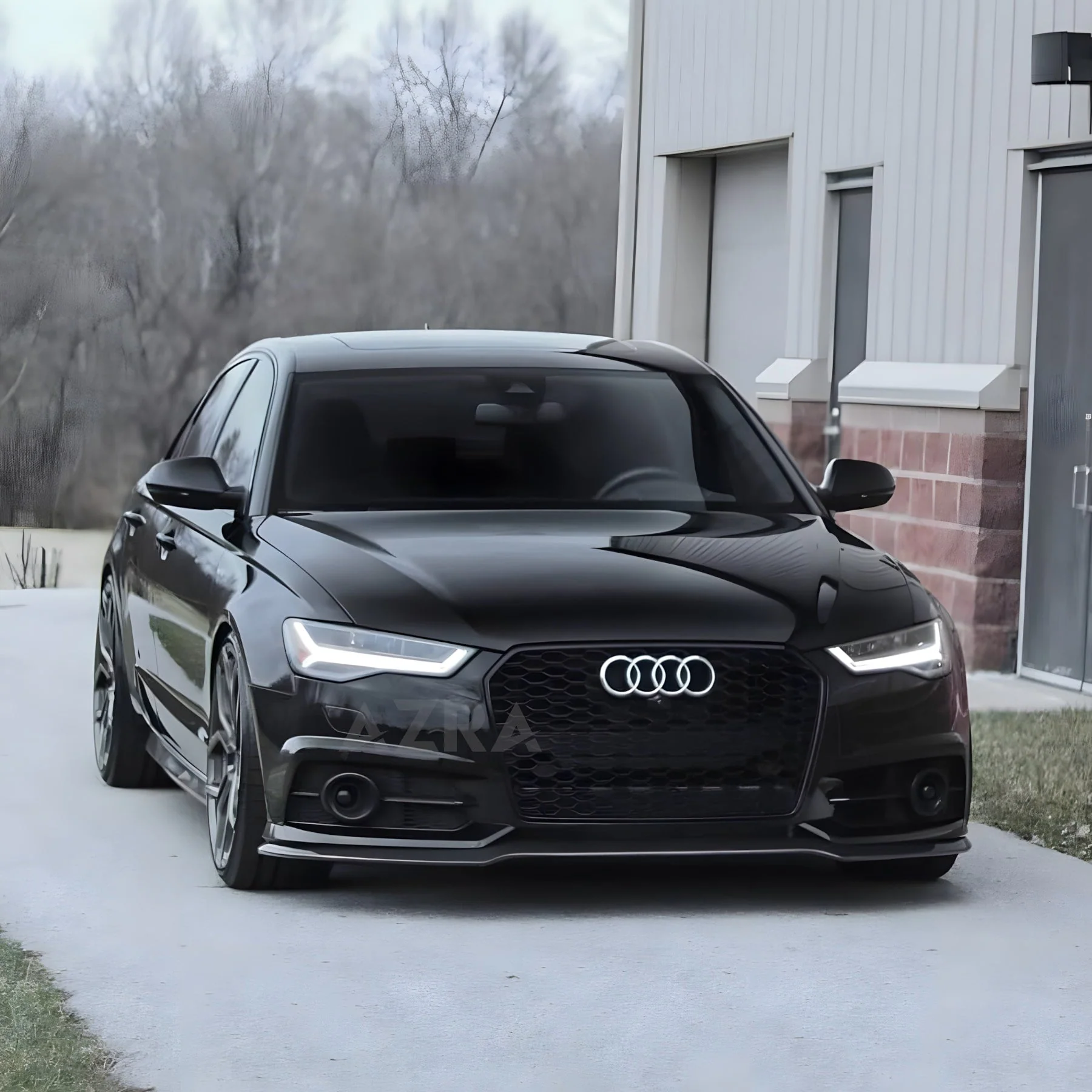 AZRA Audi A6 / S6 | C7.5 | RS Style Customizable Honeycomb Front Grille | 2015 - 2017 - Image 4