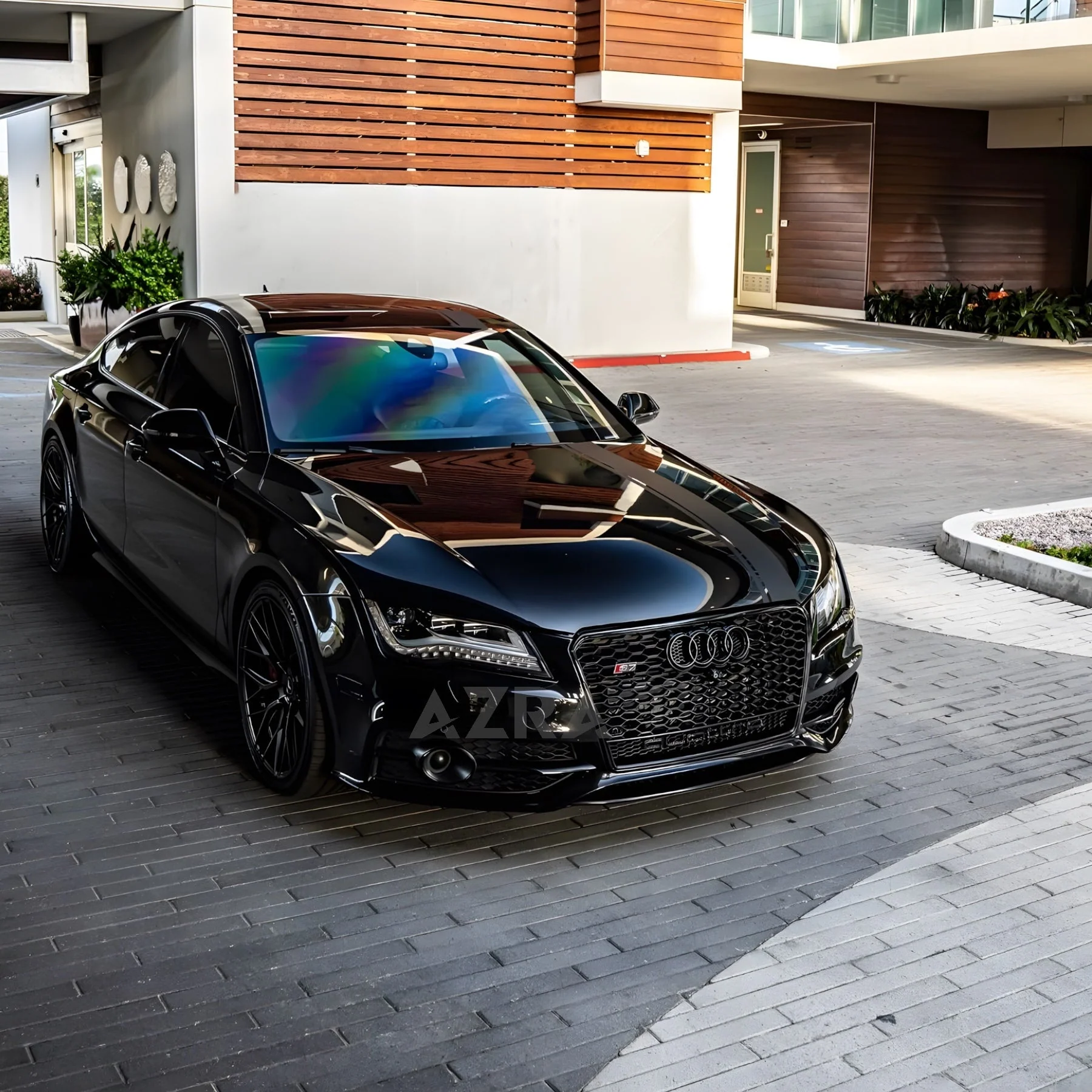 AZRA Audi A7 / S7 | C7/4G | RS Style Customizable Honeycomb Front Grille | 2010 - 2014 - Image 5