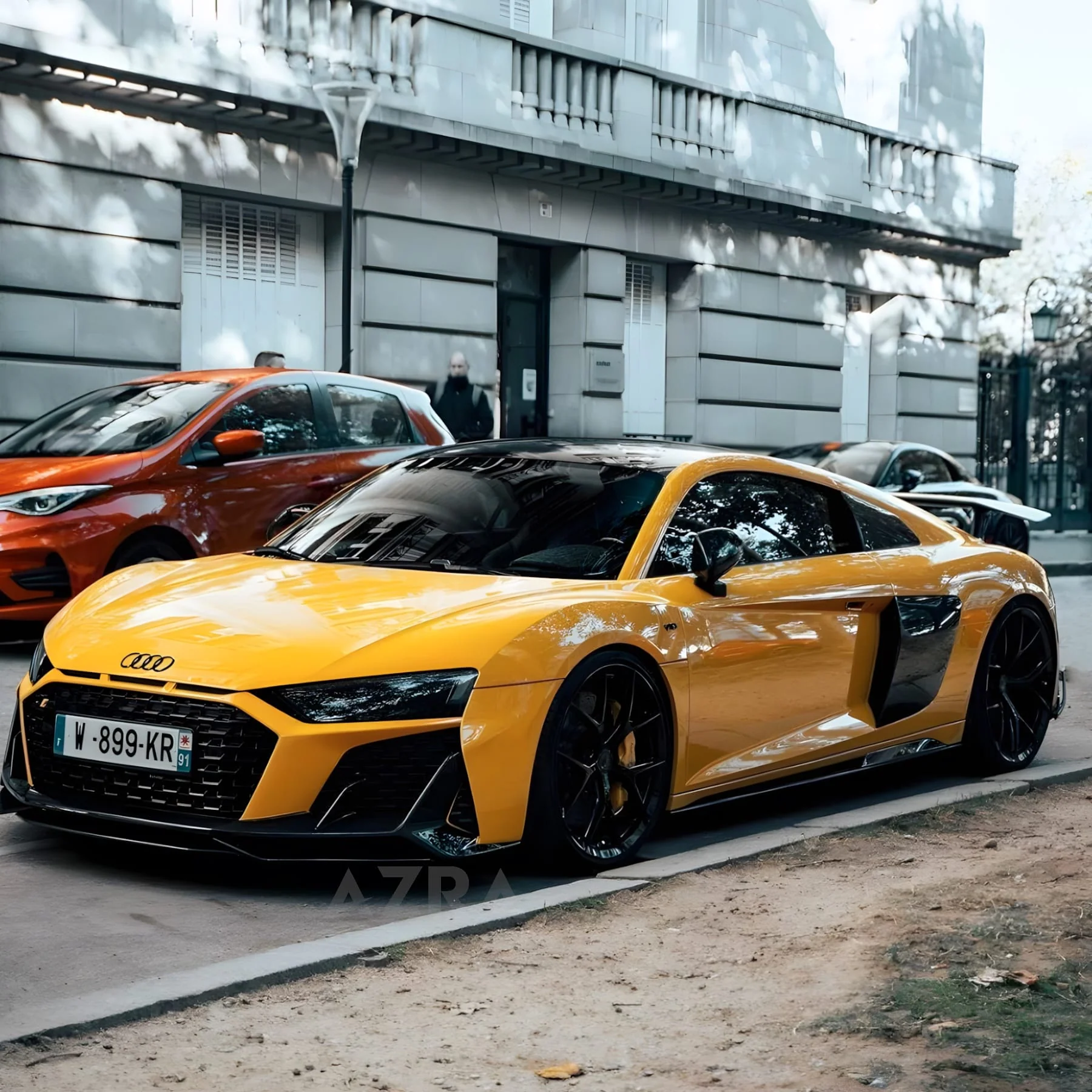 AZRA Audi R8 | 4S | Carbon Fiber V2 Aggressive Front Lip | 2019 - 2024 - Image 10