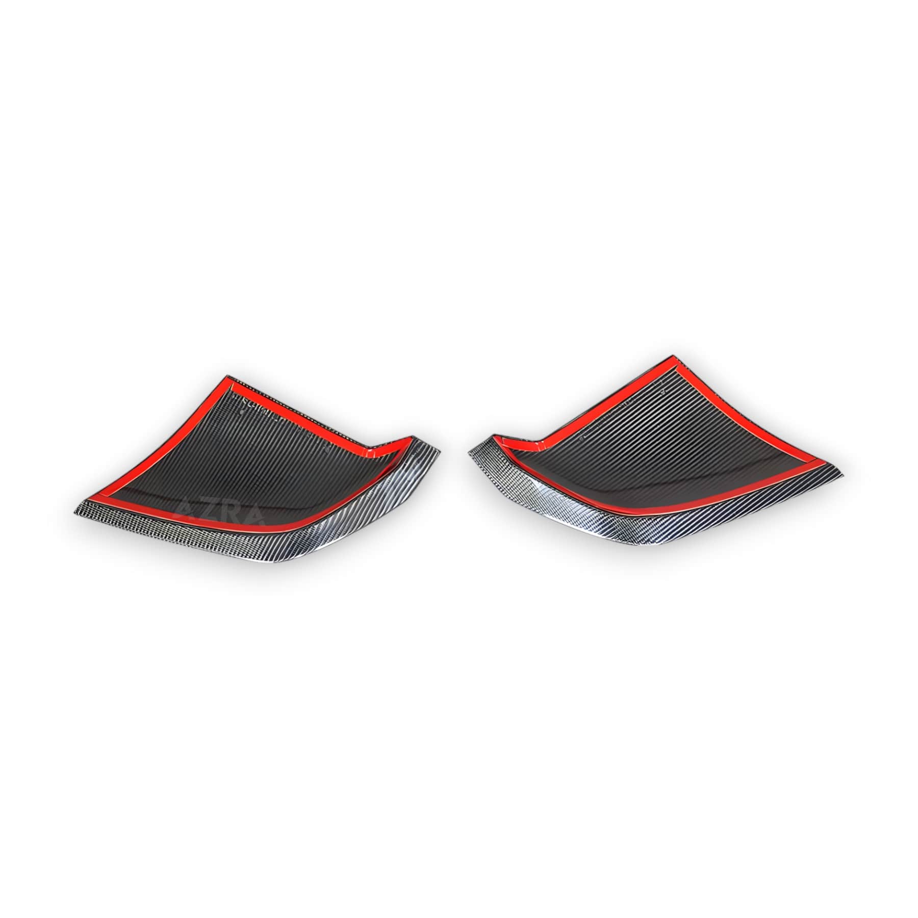 AZRA Audi R8 | 4S | Carbon Fiber Rear Bumper Lower Canards | 2015 - 2018 - Image 5