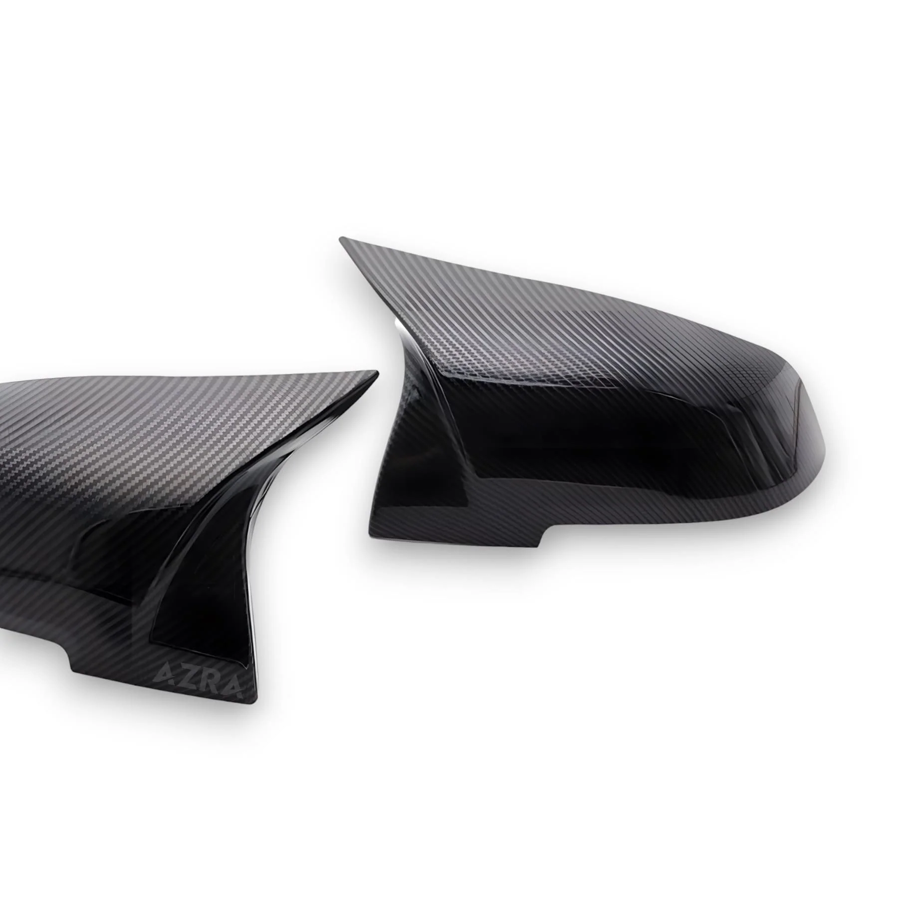AZRA BMW 1 / 2 / 3 / 4 Series | F20/F22/F30/F32 | Gloss Black / Carbon Print Mirror Caps - Image 3
