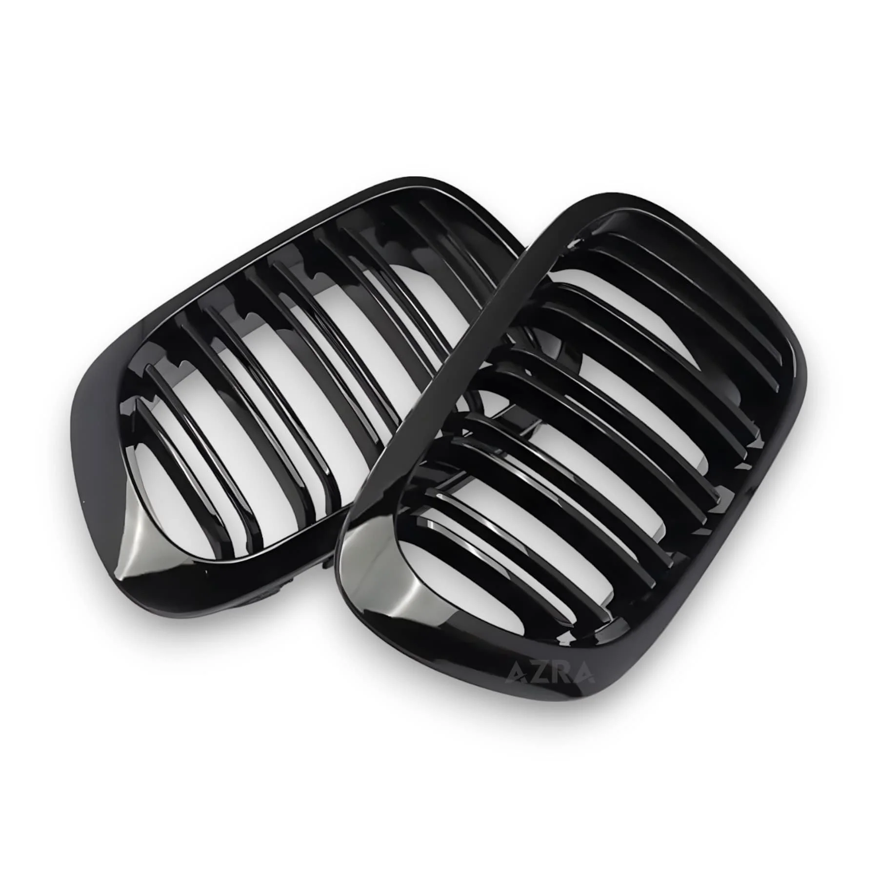 AZRA BMW 3 Series | E46 | Gloss Black Front Grilles | 1998 - 2001 - Image 2