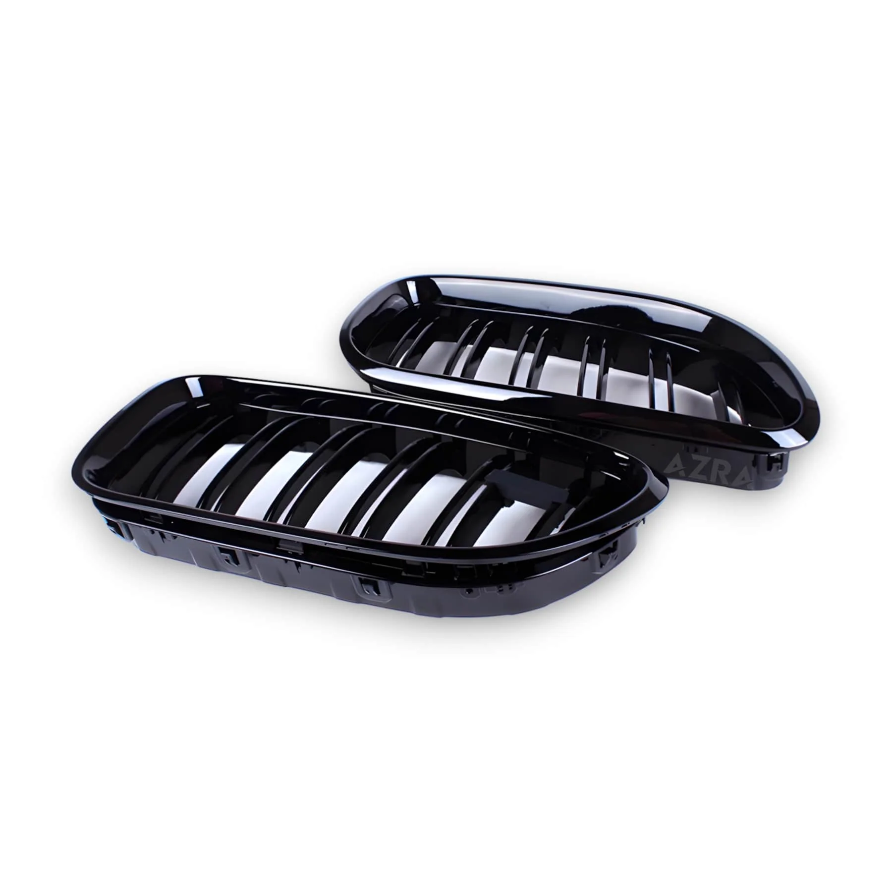 AZRA BMW 6 Series / M6 | F06 / F12 / F13 | Gloss Black Front Grilles | 2011 - 2018 - Image 3