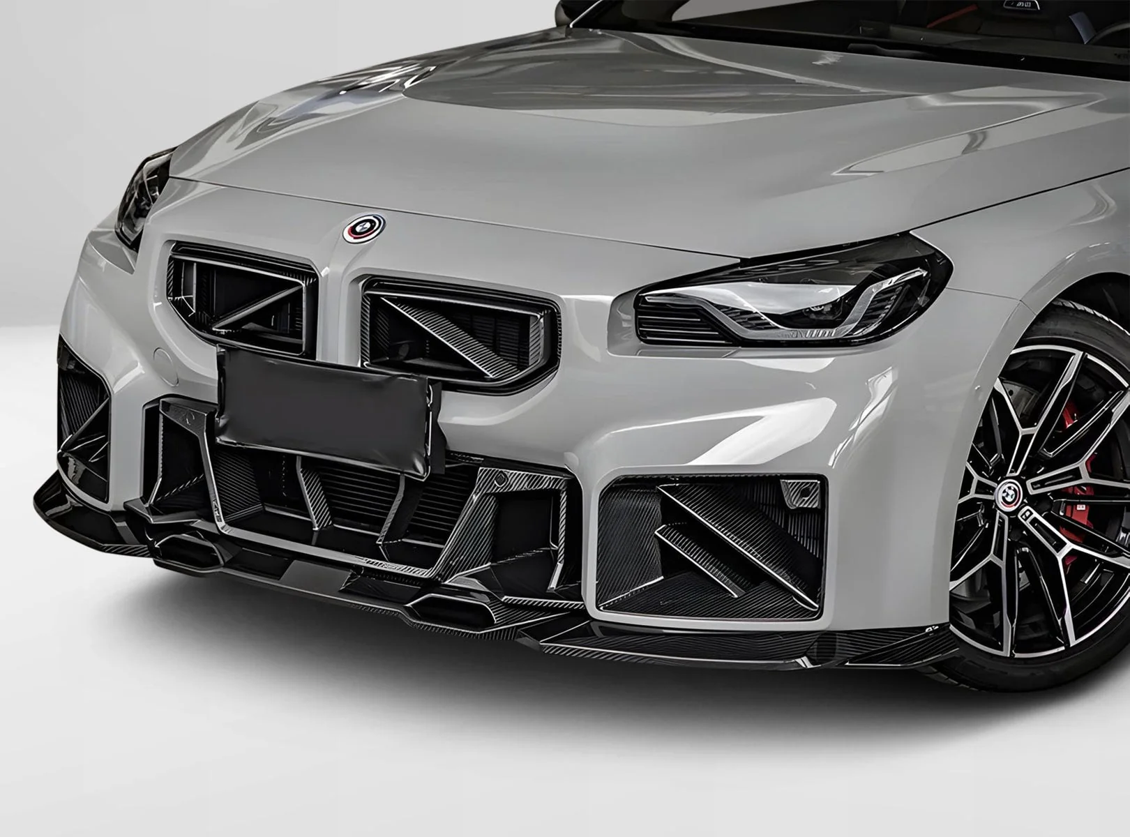 AZRA BMW M2 | G87 | Carbon Fiber Aggressive Front Bumper Center Trim | 2023+ - Image 2