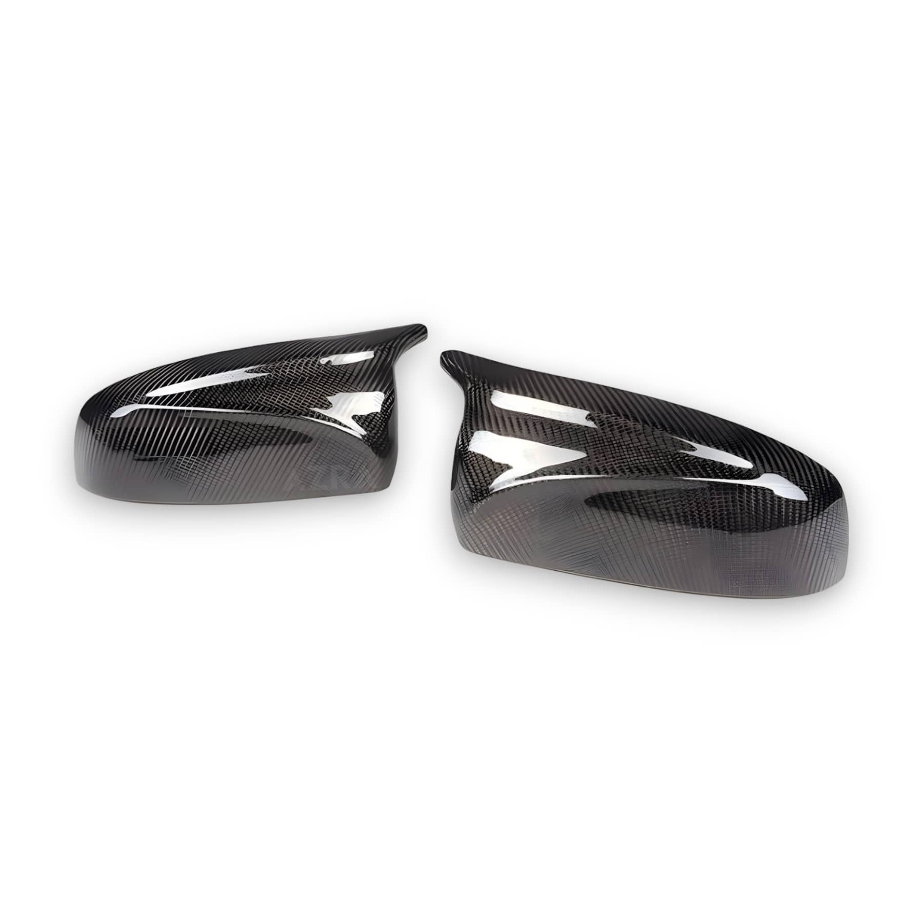 AZRA BMW X5 / X6 | E70/E71/E72 | Gloss Black / Carbon Print Mirror Caps | 2006 - 2014 - Image 5