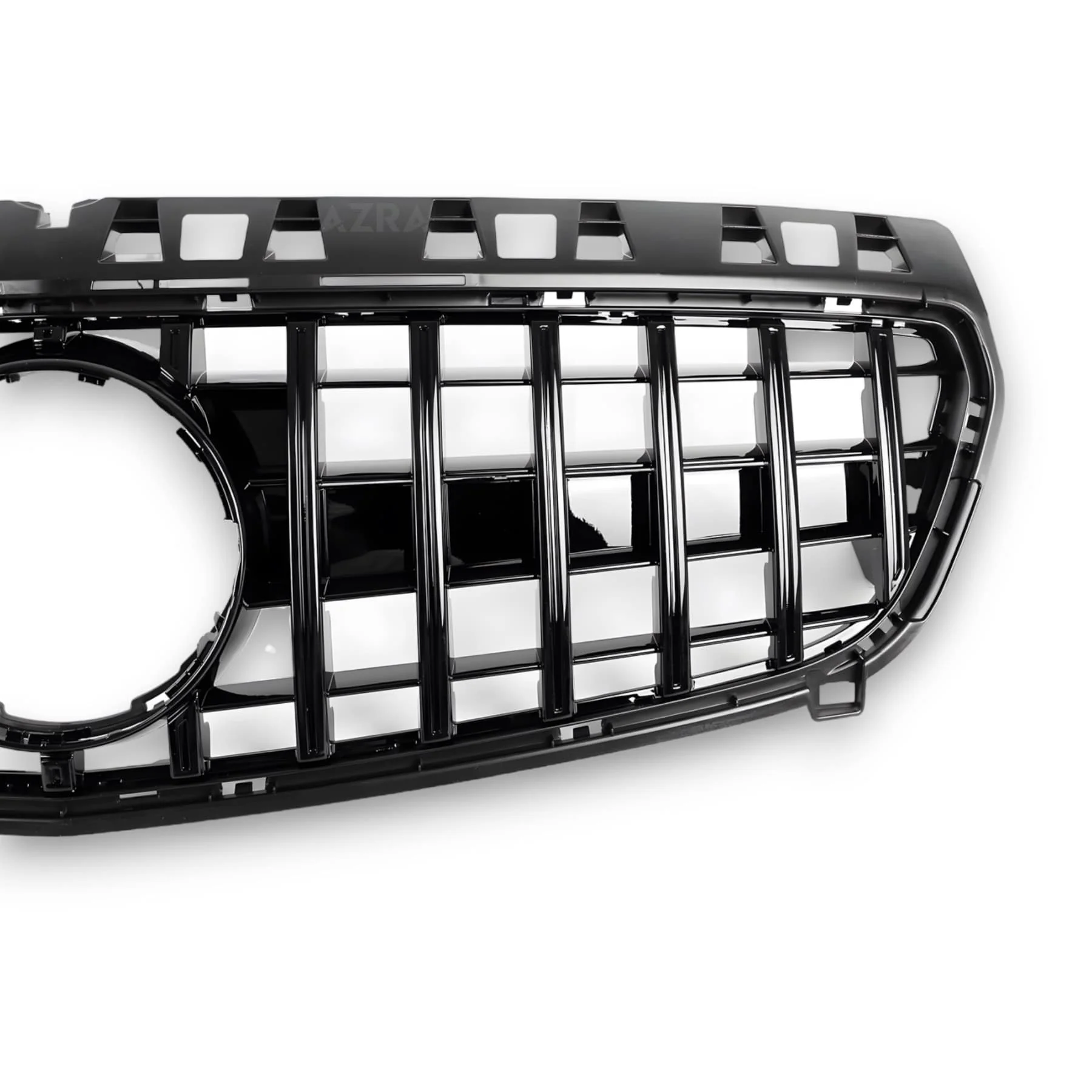 AZRA Mercedes-Benz A Class / A45 | W176 | AMG GT Panamericana Gloss Black / Chrome Front Grille | 2012 - 2015 - Image 8