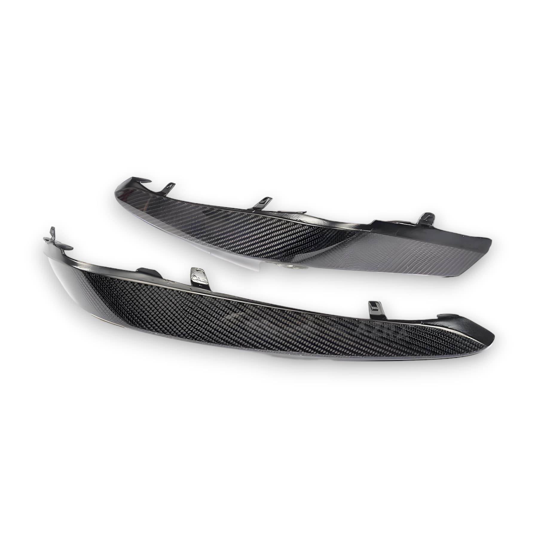 AZRA Mercedes Benz C-Class C63 / C63s AMG | W205/C205 | Carbon Fiber Front Air Vent Trim Replacements | 2014 - 2018 - Image 3