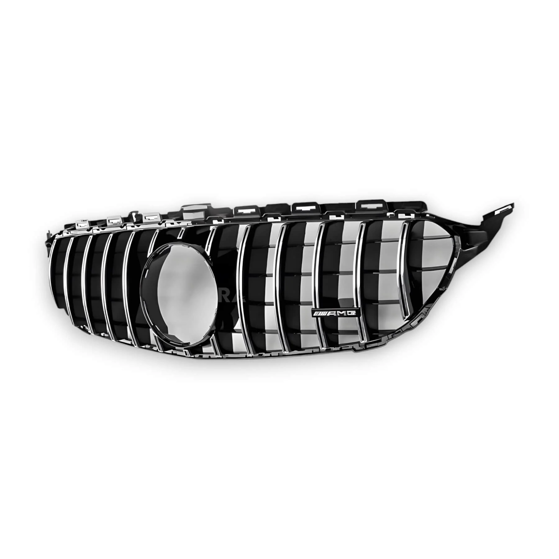 AZRA Mercedes-Benz C Class / C63 / C63s | W205/C205/S205/A205 | AMG GT Panamericana Gloss Black / Chrome Front Grille | 2015 - 2023 - Image 14