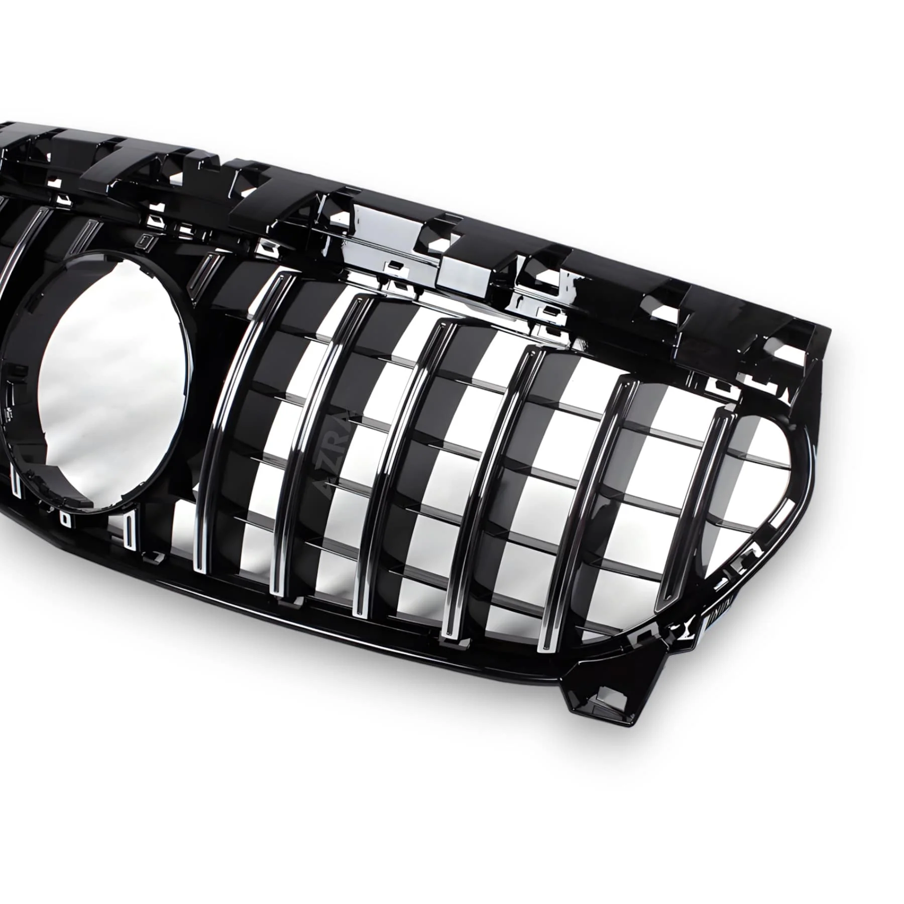 AZRA Mercedes-Benz CLA Class / CLA45 | C117 / X117 | AMG GT Panamericana Gloss Black / Chrome Front Grille | 2014 - 2019 - Image 8