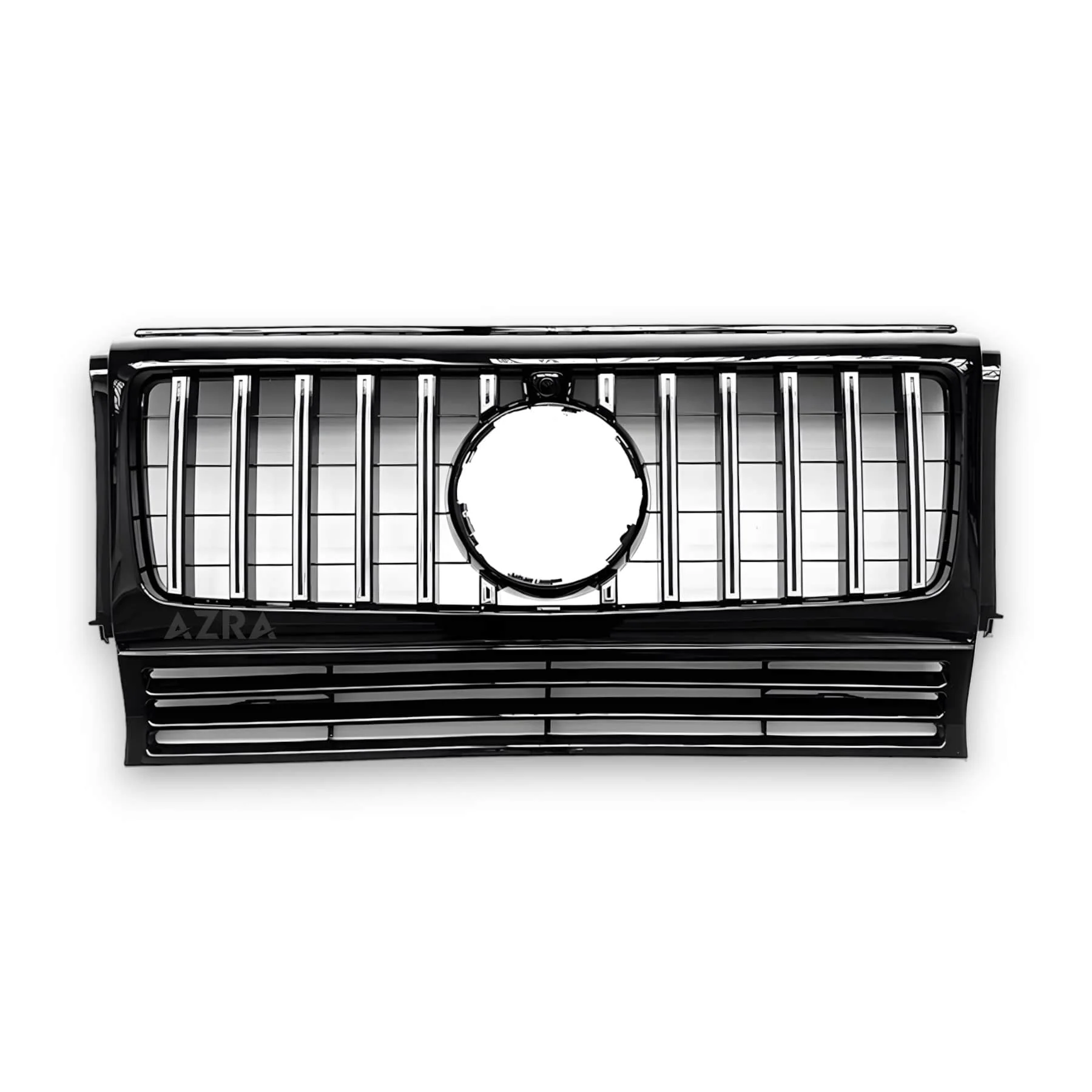 AZRA Mercedes-Benz G Class / G63 / G65 | W463 | AMG GT Panamericana Gloss Black / Chrome Front Grille | 1998 - 2018 - Image 2