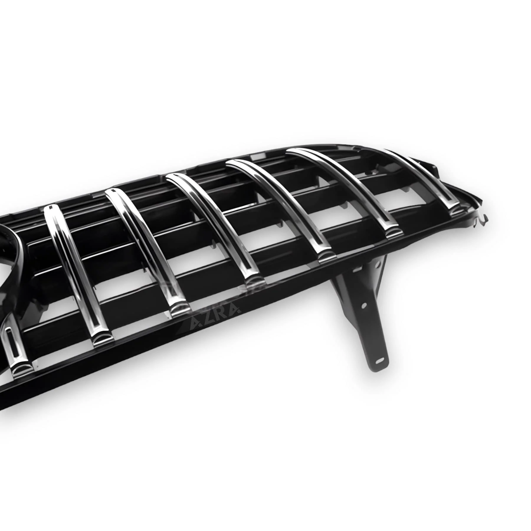 AZRA Mercedes-Benz GLC Class / GLC63 / GLC63s | X253/C253 | AMG GT Panamericana Gloss Black / Chrome Front Grille | 2015 - 2019 - Image 8