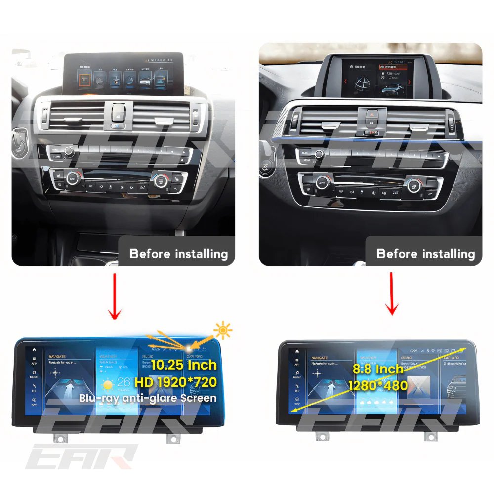 BMW iDrive 8 Android 13.0 2 Series (F22/F23) Multimedia 8.8"/10.25" Touchscreen Display + Built-In Wireless Carplay & Android Auto | 2014 - 2021 - Image 4