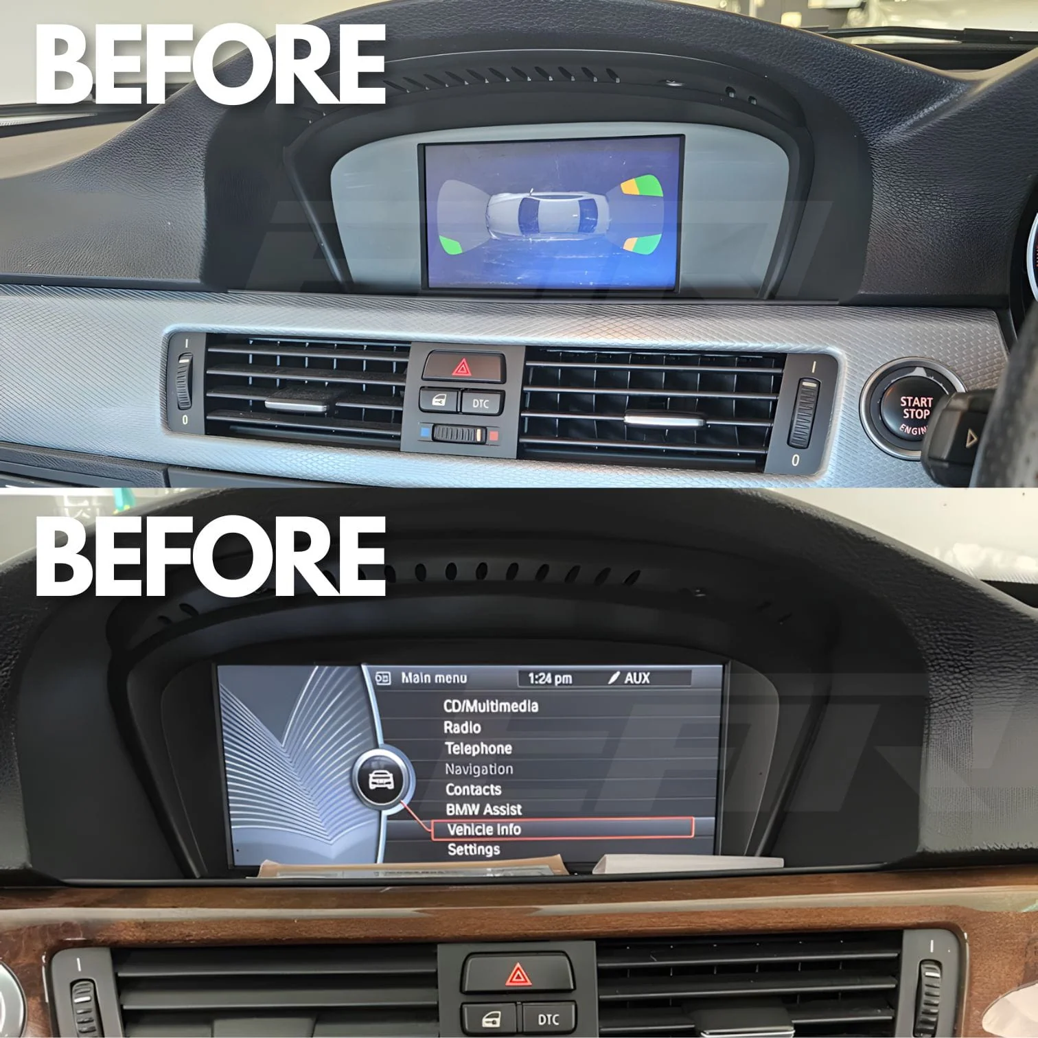 BMW 3 / 5 / 6 Series | E9X/E6X | 8.8"/12.3" Linux CarPlay/Android Touchscreen Display | 2003 - 2012 - Image 3