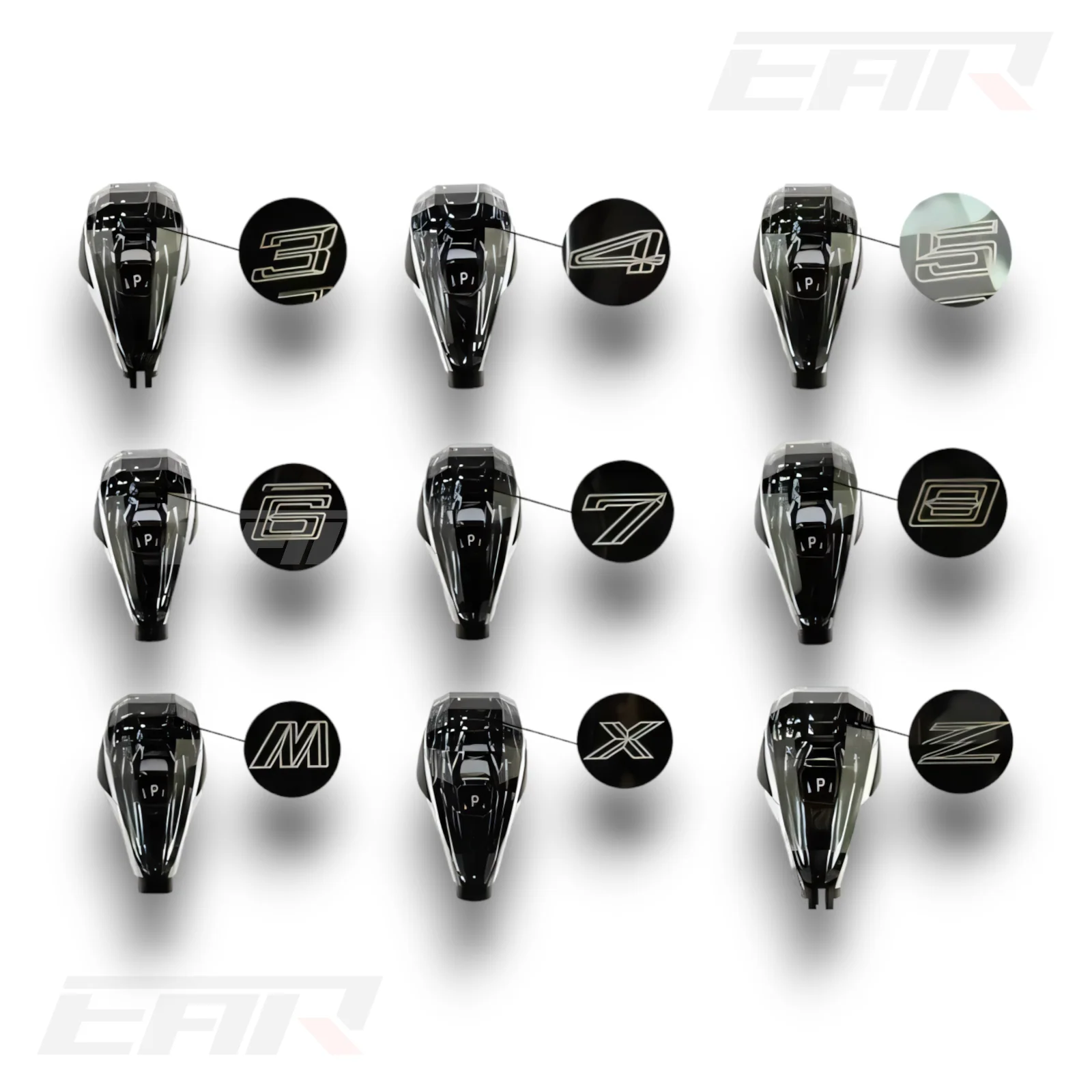 BMW Crystal Series Gear Knob Shifter Set - Image 3