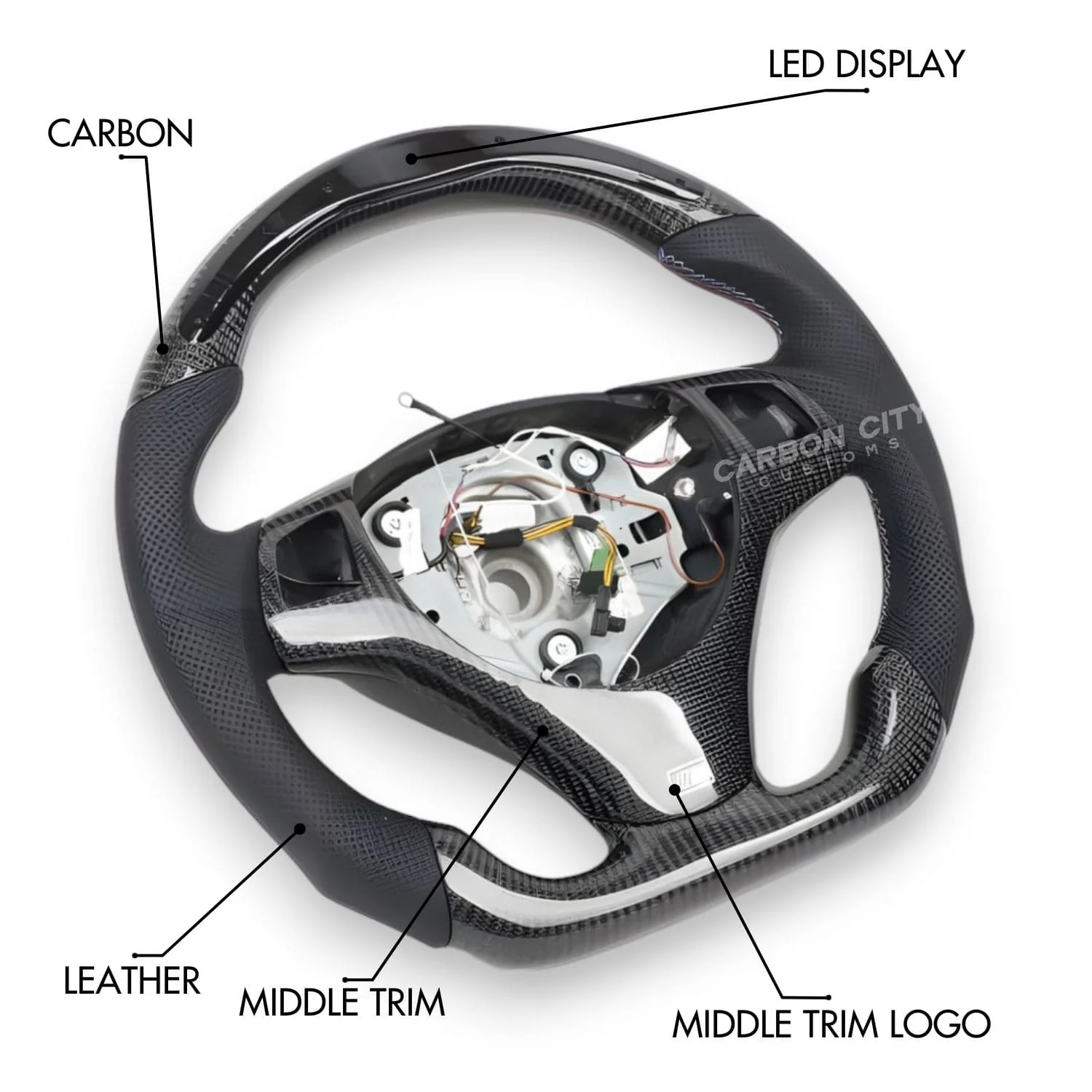 BMW E9X Style Customizable Steering Wheel - Image 2