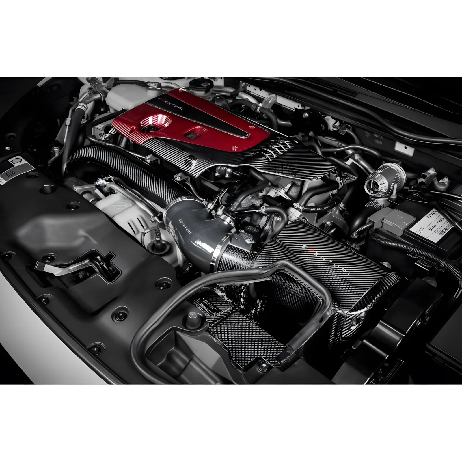 Eventuri Honda Civic Type R | FK8 | Carbon V2 MAF Tube and Silicon Set - Image 5