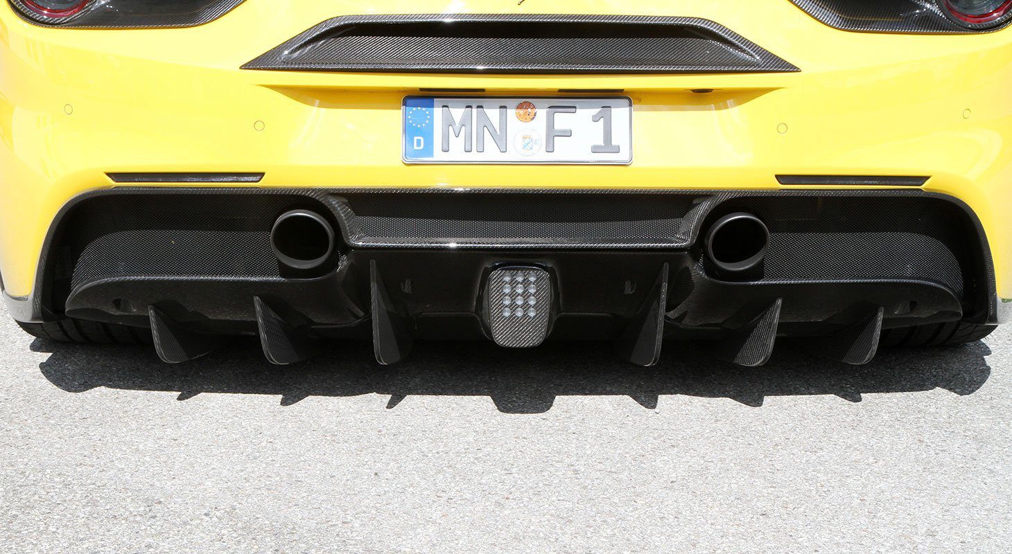Ferrari 488 Spider/GTB | Novitec Carbon Rear Diffuser - Image 2