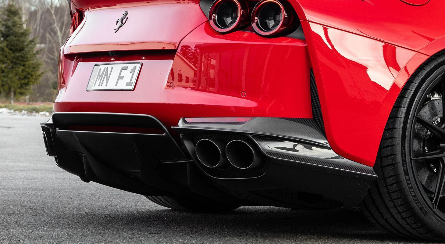 Ferrari 812 Superfast / GTS | Novitec Tailpipes with Mesh Inserts - Image 3