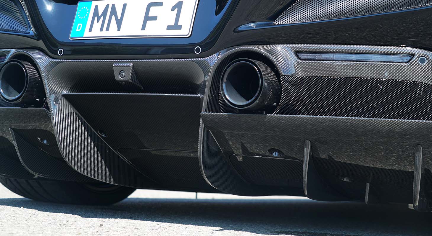 Ferrari F8 Tributo/Spider | Novitec Carbon Rear Diffuser Air-Opening Covers - Image 2