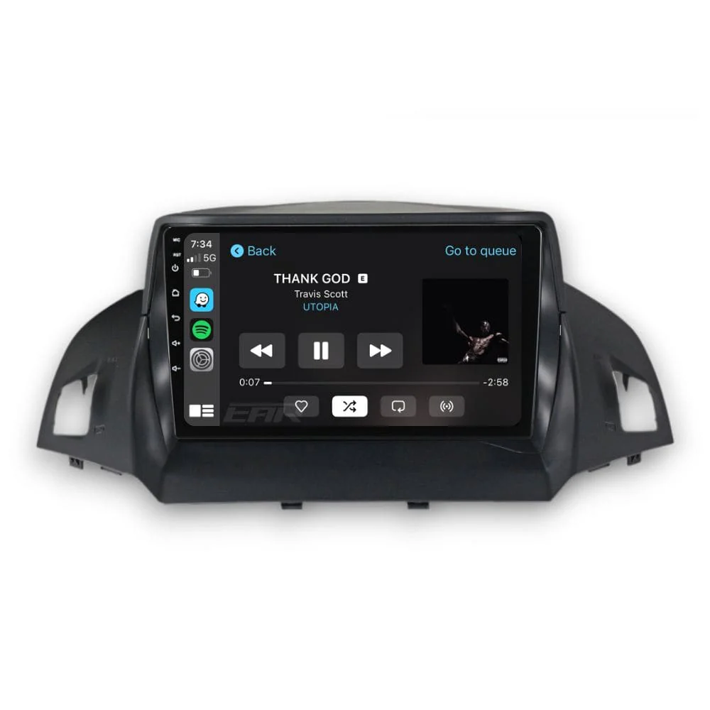 Ford Kuga (2012 - 2019) Multimedia 9" Touchscreen Display + Built-In Wireless Carplay & Android Auto - Image 3