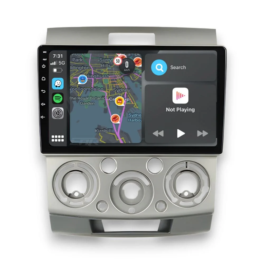 Ford Ranger (2006 - 2011) Multimedia 9" Touchscreen Display + Built-In Wireless Carplay & Android Auto - Image 4