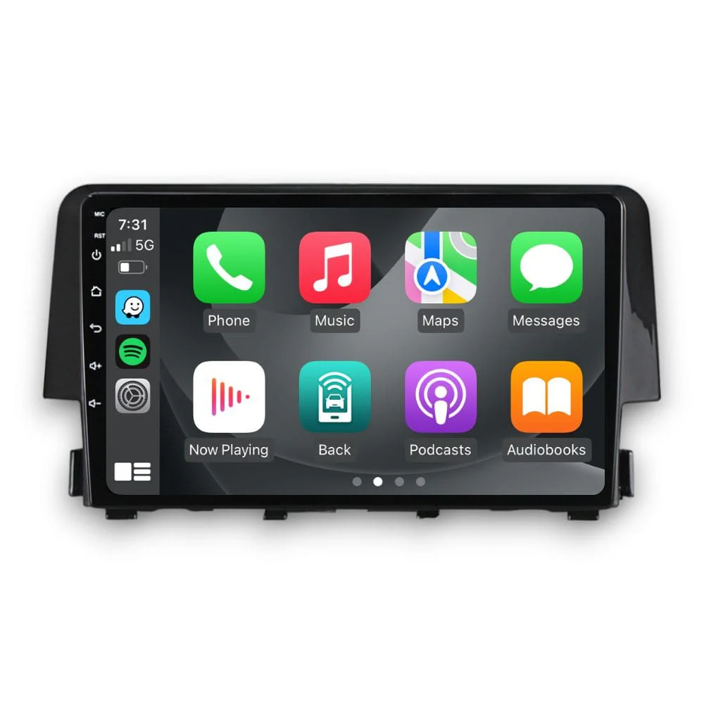 Honda Civic (2016 - 2021) Multimedia 9" Touchscreen Display + Built-In Wireless Carplay & Android Auto
