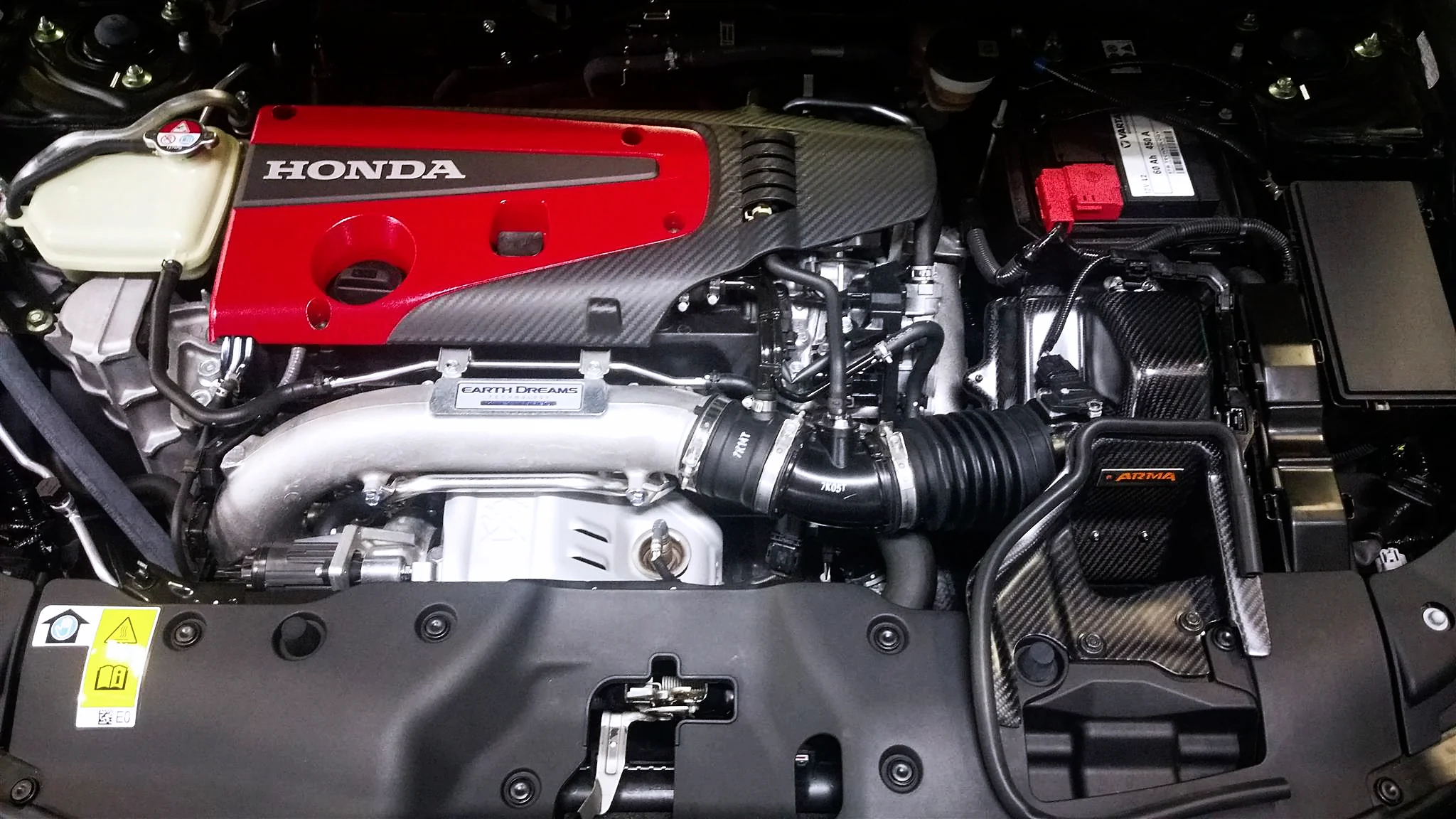 ARMASPEED Honda Civic Type-R FK8 | Carbon Fiber Cold Air Intake - Image 3
