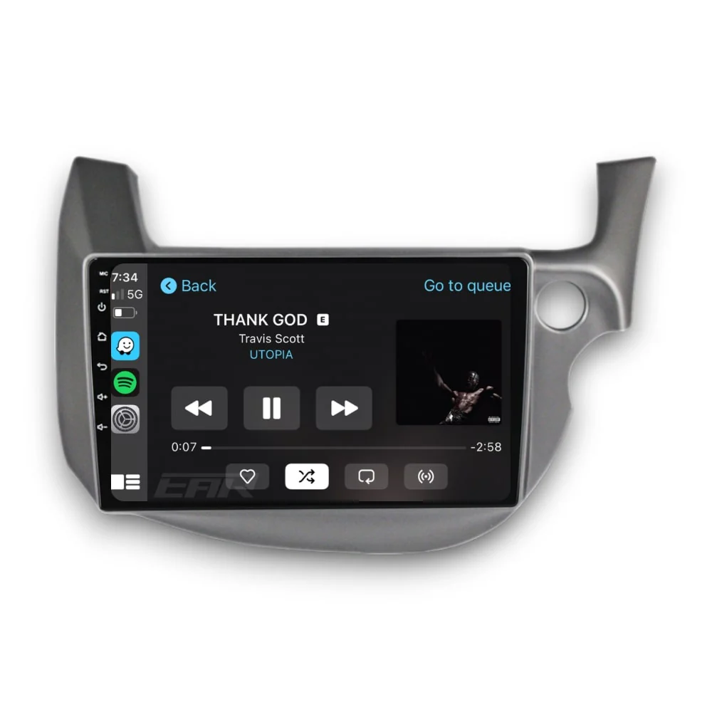 Honda Jazz (2008 - 2013) Multimedia 10" Touchscreen Display + Built-In Wireless Carplay & Android Auto - Image 3