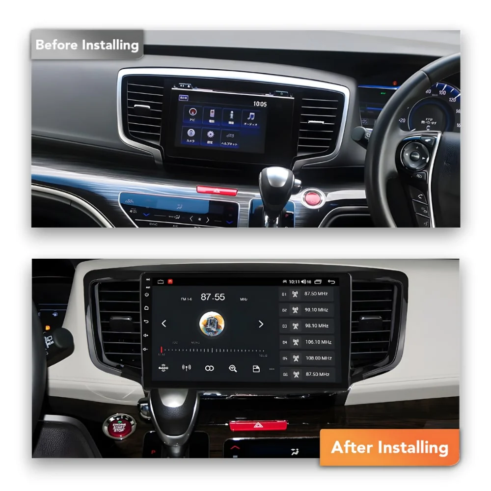 Honda Odyssey (2014 - 2020) Multimedia 10" Touchscreen Display + Built-In Wireless Carplay & Android Auto - Image 6