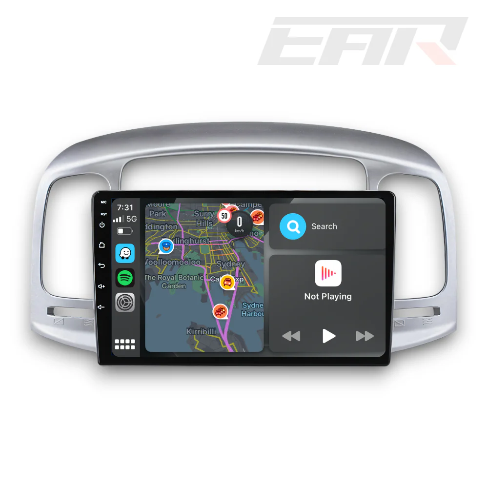 Hyundai Accent (2006 - 2011) Multimedia 9" Touchscreen Display + Built-In Wireless Carplay & Android Auto - Image 4