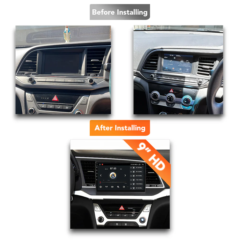 Hyundai Elantra/Avante (2016 - 2020) Multimedia 9" Touchscreen Display + Built-In Wireless Carplay & Android Auto - Image 6