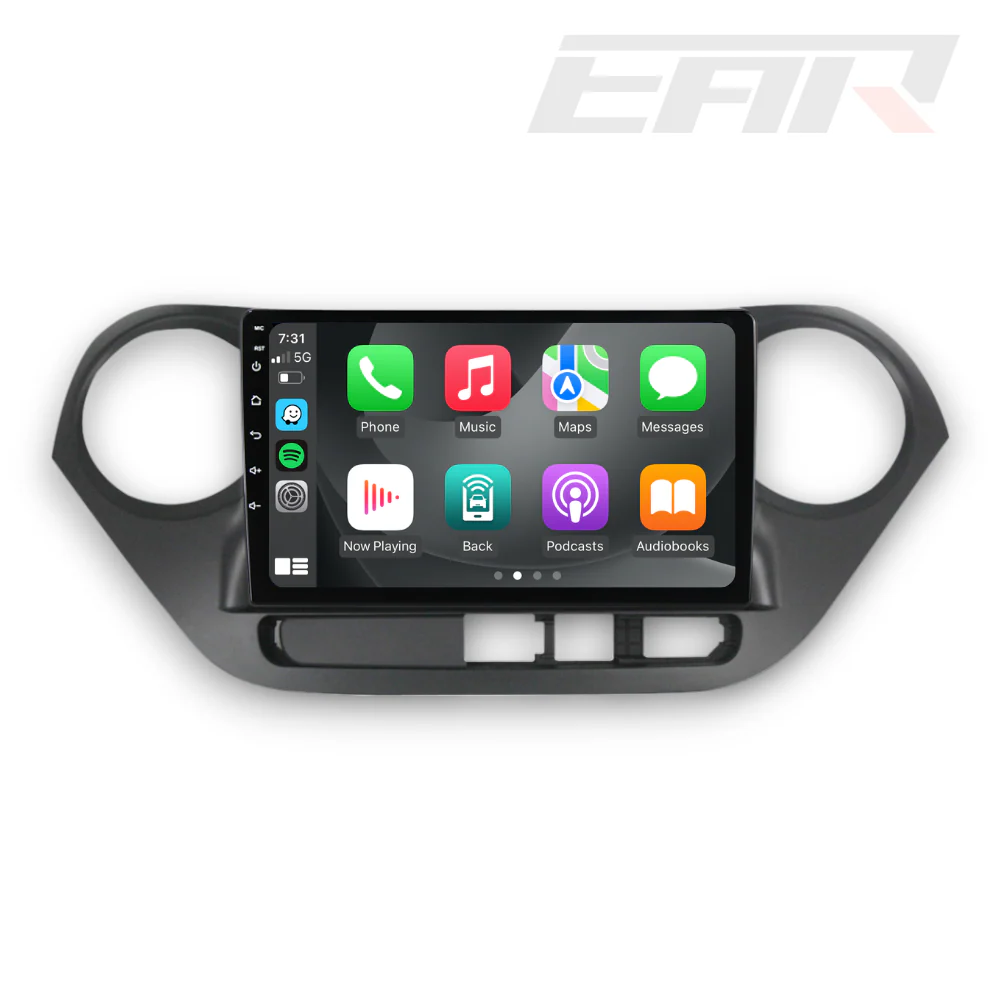 Hyundai i10 (2014 - 2017) Multimedia 10" Touchscreen Display + Built-In Wireless Carplay & Android Auto