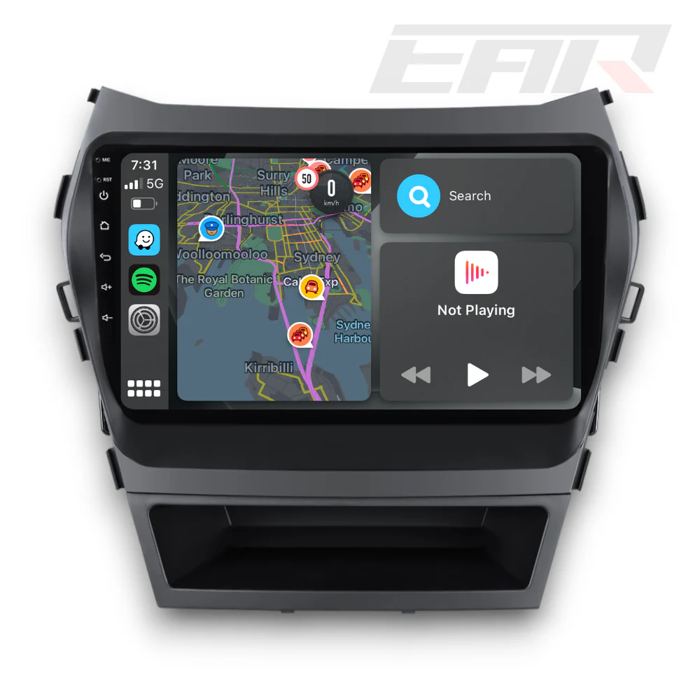 Hyundai Santa Fe (2013 - 2018) Multimedia 9" Touchscreen Display + Built-In Wireless Carplay & Android Auto - Image 4