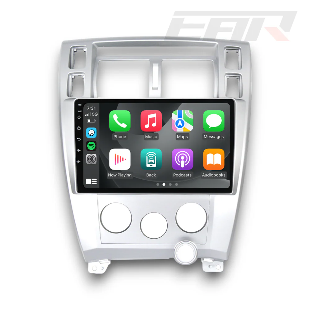 Hyundai Tucson (2004 - 2009) Multimedia 10" Touchscreen Display + Built-In Wireless Carplay & Android Auto