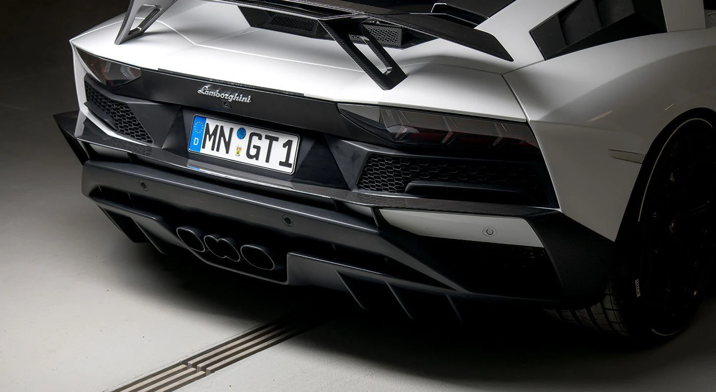 Lamborghini Aventador S/S Roadster | Novitec Carbon Rear Bumper Diffuser-Bars - Image 2