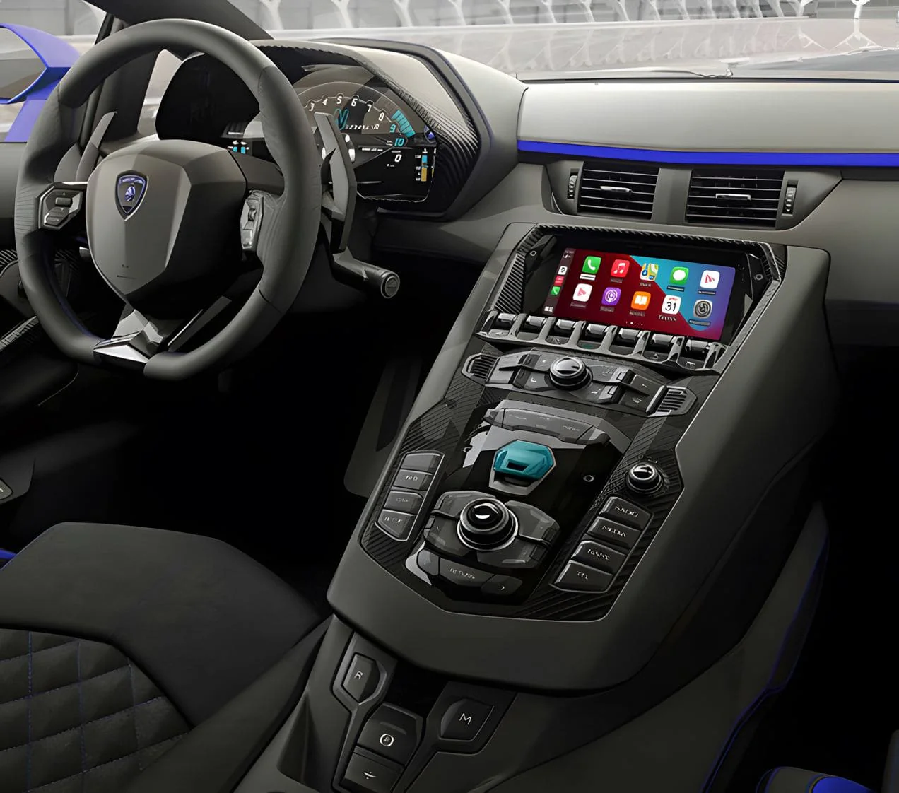 Lamborghini Wireless Carplay/Android Auto/Airplay MMI Retrofit - Image 3