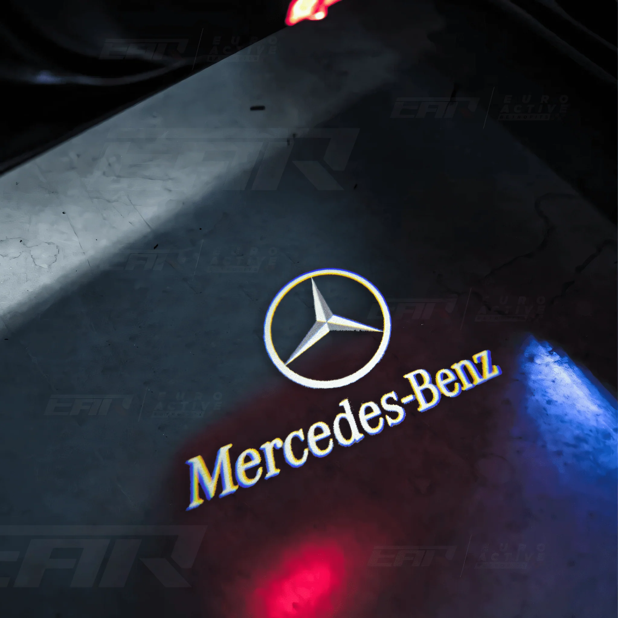 Mercedes Benz LED Car Door Welcome Logo Shadow Lights - Image 3