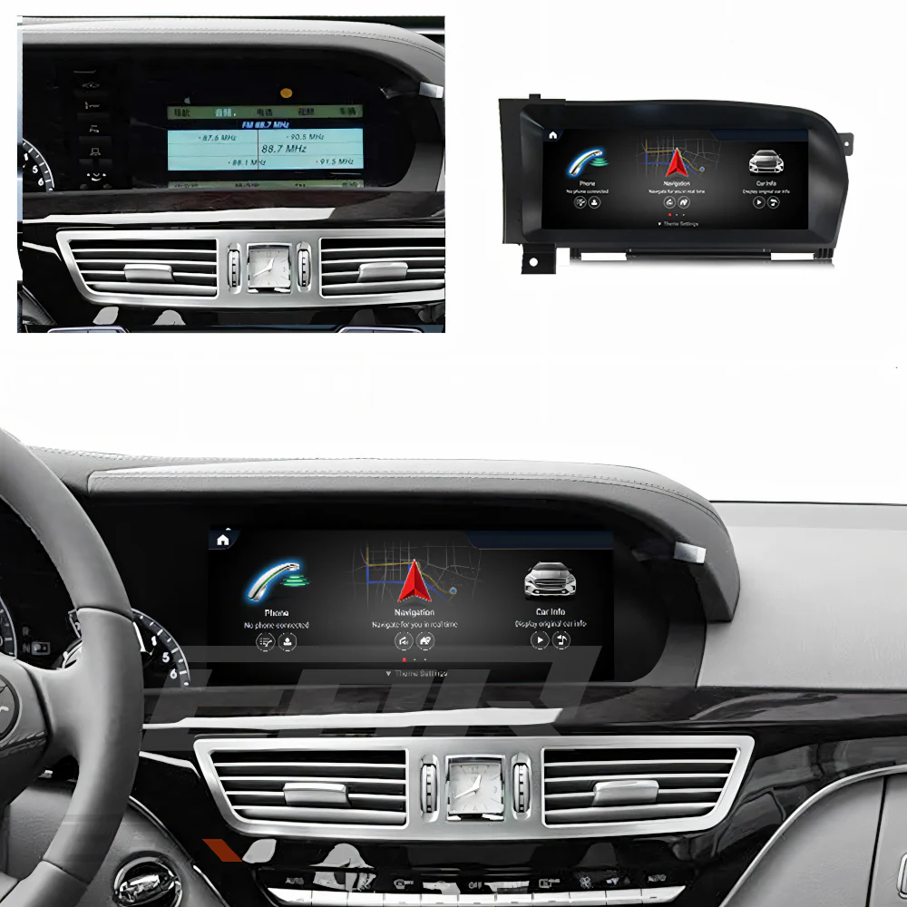 Mercedes Benz S Class Android 13.0 (W221) Multimedia 10.25" Touchscreen Display + Built-In Wireless Carplay & Android Auto | 2006 - 2013 - Image 4