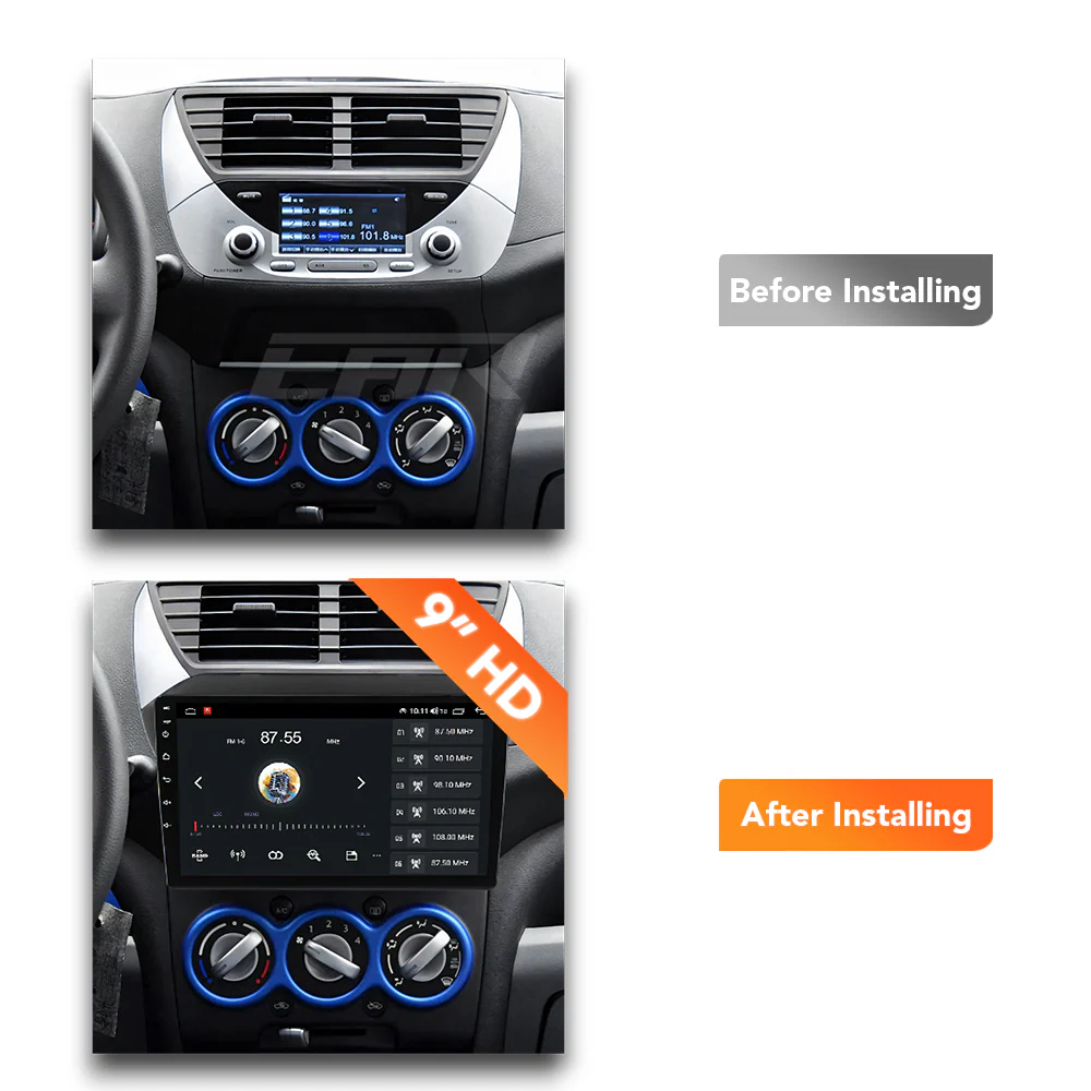 Suzuki Alto (2009 - 2016) Multimedia 9" Touchscreen Display + Built-In Wireless Carplay & Android Auto - Image 6