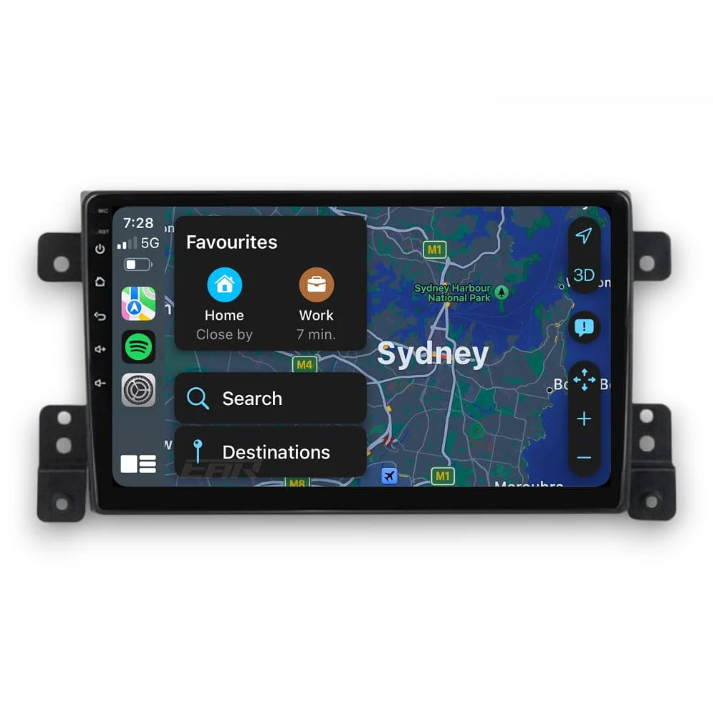 Suzuki Grand Vitara (2005 - 2019) Multimedia 9" Touchscreen Display + Built-In Wireless Carplay & Android Auto - Image 5