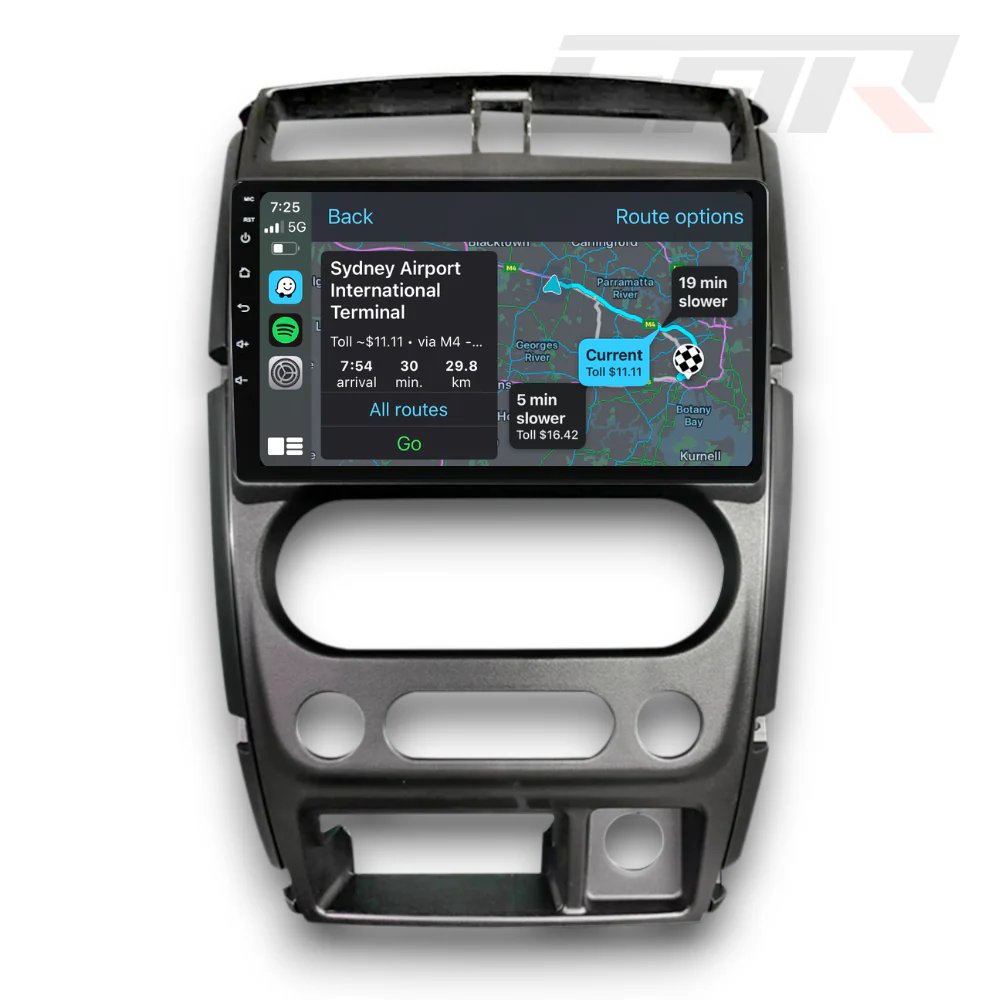 Suzuki Jimny (2005 - 2018) Multimedia 9" Touchscreen Display + Built-In Wireless Carplay & Android Auto - Image 2