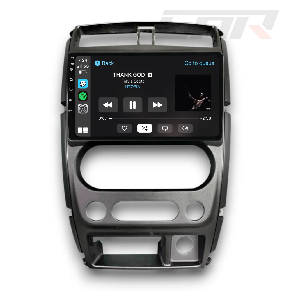 Suzuki Jimny (2005 - 2018) Multimedia 9" Touchscreen Display + Built-In Wireless Carplay & Android Auto - Image 3