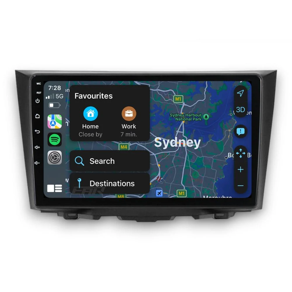 Suzuki Kizashi (2009 - 2015) Multimedia 9" Touchscreen Display + Built-In Wireless Carplay & Android Auto - Image 5