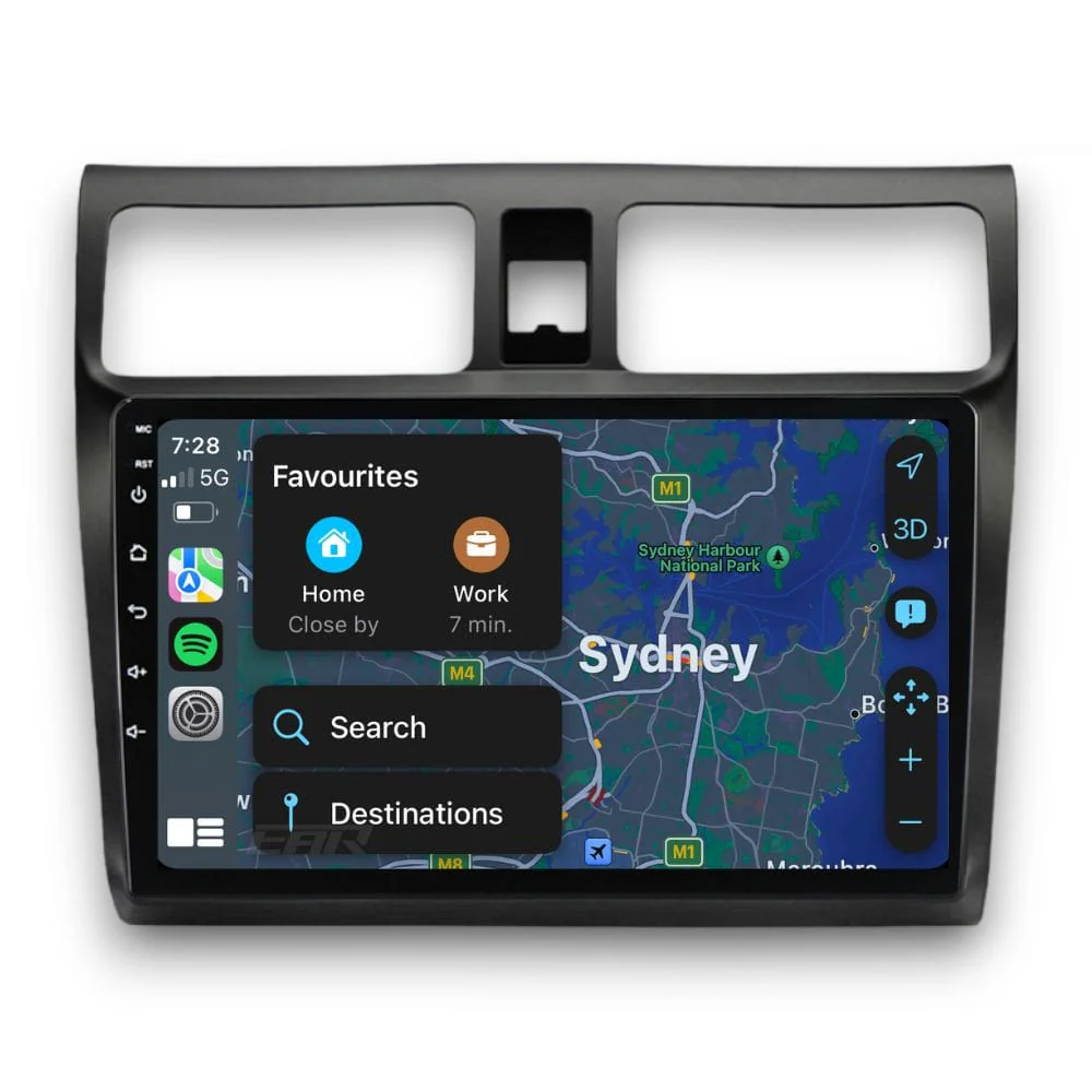 Suzuki Swift (2003 - 2010) Multimedia 10" Touchscreen Display + Built-In Wireless Carplay & Android Auto - Image 5