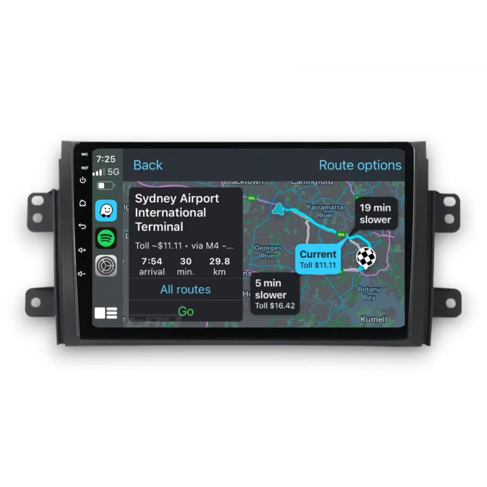 Suzuki SX4 (2006 - 2014) Multimedia 9" Touchscreen Display + Built-In Wireless Carplay & Android Auto - Image 2